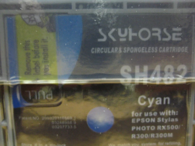 Epson kaseta brez gobice SH482 Cyan, T0482