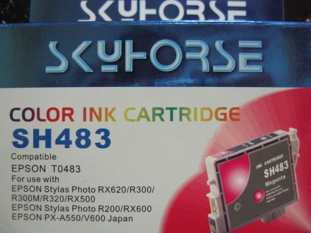 Epson kaseta brez gobice SH483 Magenta, T0483