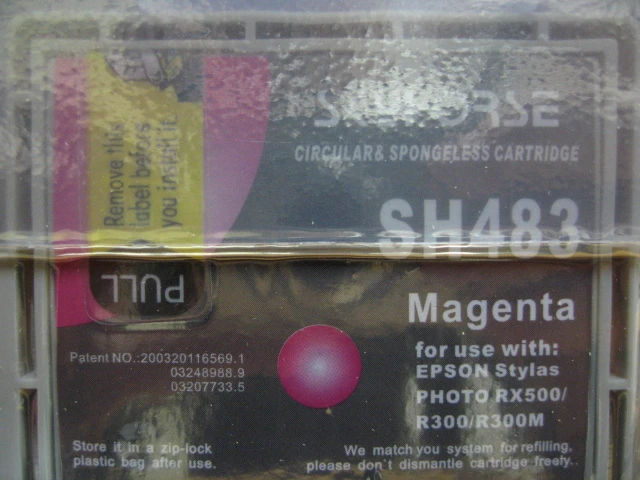 Epson kaseta brez gobice SH483 Magenta, T0483