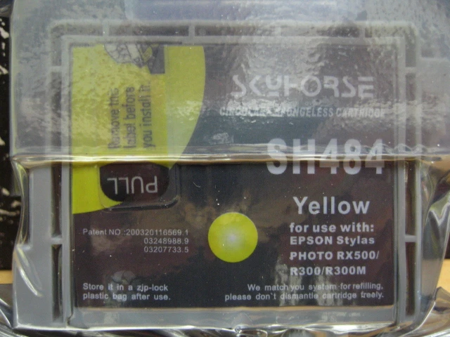 Epson kaseta brez gobice SH484 Yellow, T0484