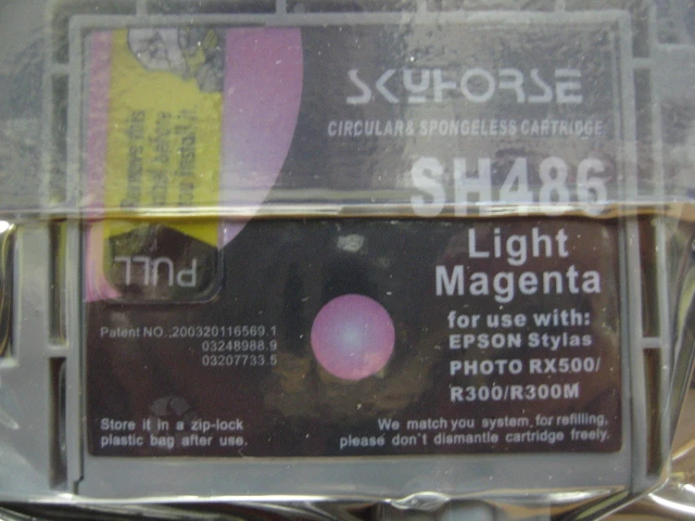 Epson kaseta brez gobice SH486 Light magenta, T0486