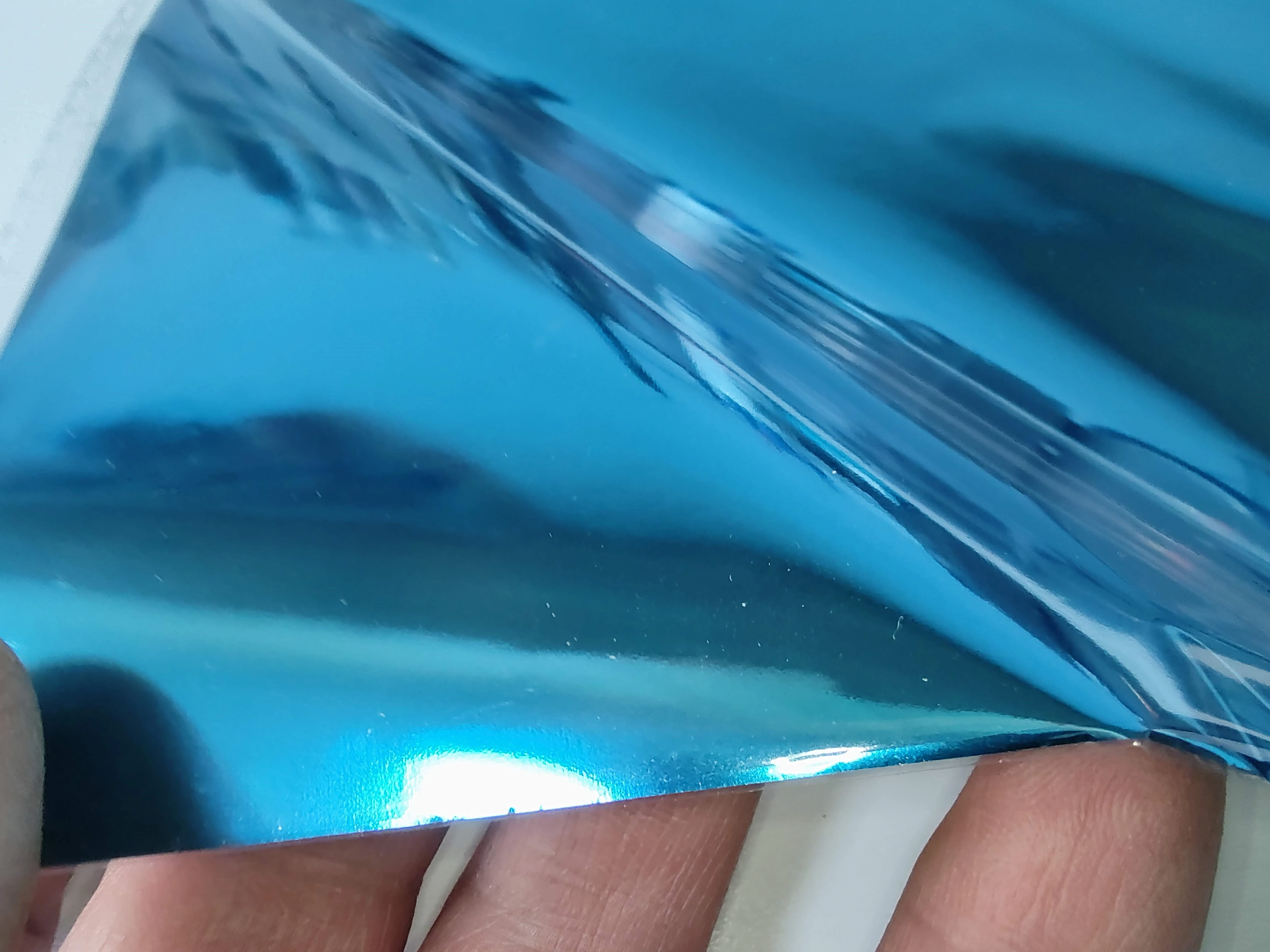 Folija za nebesno moder metaliziran tisk z laserskim tiskalnikom 50pol A4, rem metalic film transfer,zlata folija,zlatotisk,vabila