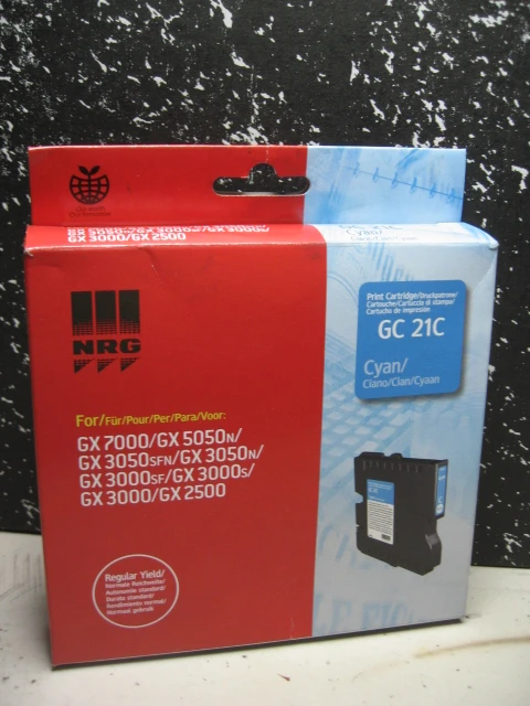 Gel kartuša za Gelsprinter tiskalnike GC-21 Cyan 30ml, gc 21 Cyan,gc21c,gc-21c,gc21