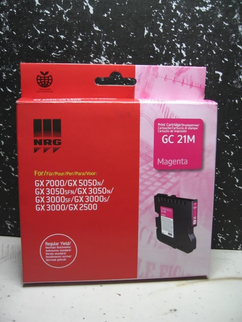 Gel kartuša za Gelsprinter tiskalnike GC-21 Magenta 30ml, gc 21 magenta,gc21m,gc-21m,gc21