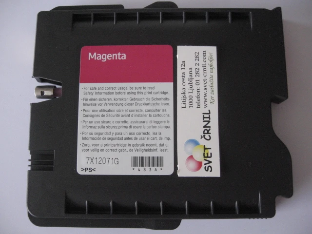 Gel kartuša za Gelsprinter tiskalnike GC-21 Magenta 30ml, gc 21 magenta,gc21m,gc-21m,gc21