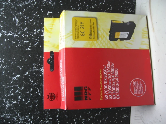 Gel kartuša za Gelsprinter tiskalnike GC-21 Yellow 30ml, gc 21 Y,gc21y,gc-21y,gc21