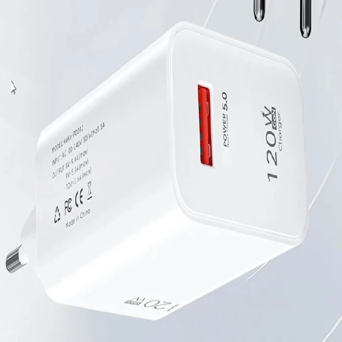 Hitri 5V USB polnilec 120W za ultra hitro polnjenje telefona, 120W USB polnilnik, hitro polnjenje, ugodno, prihranek, lokalno, Ljubljana, GAN tehnologija, potovalni polnilnik, varnost naprav.