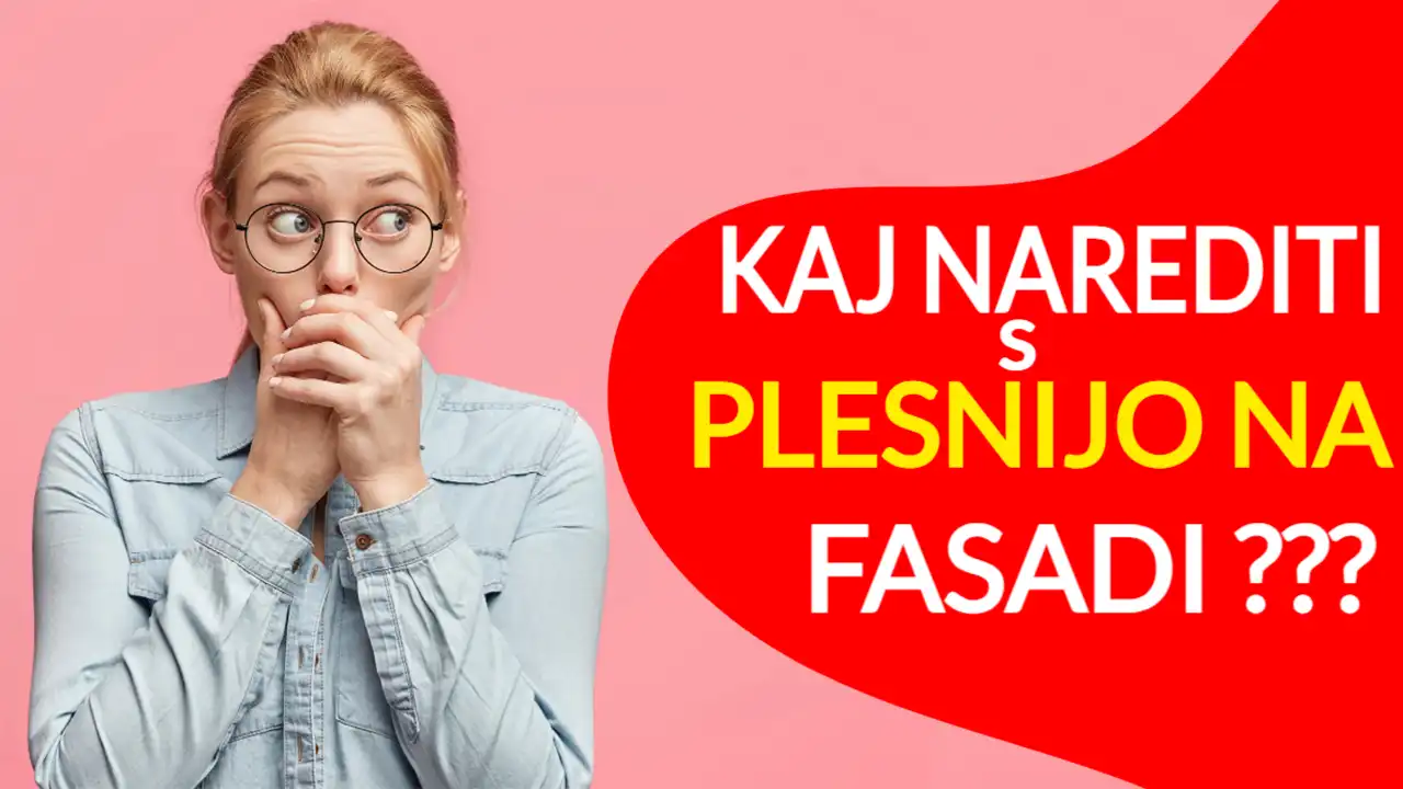 Kaj narediti s plesnijo na fasadi ?