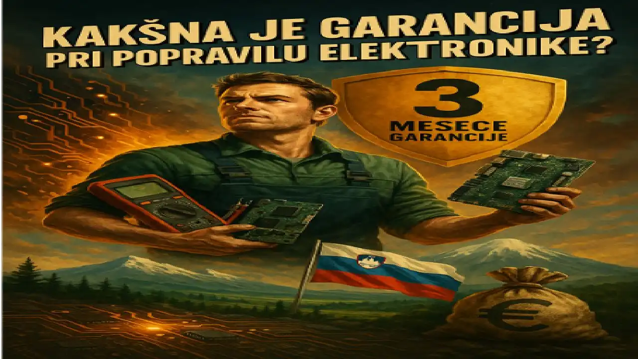 Kakšna je garancija pri popravilu elektronike ?, popravilo elektronike,garancija na popravilo,3-mesečna garancija,proizvajalčeva garancija,garancija na dele,popravilo naprav,garancija na delo,nova naprava vs. popravilo,stroški popravila,varnost popravila,zanesljivost popravila,primerjava gara