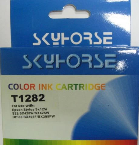 Kaseta brez gobice za Epson SH1282 cyan, C13T12824010,T1282,BX320FN,BX525WD