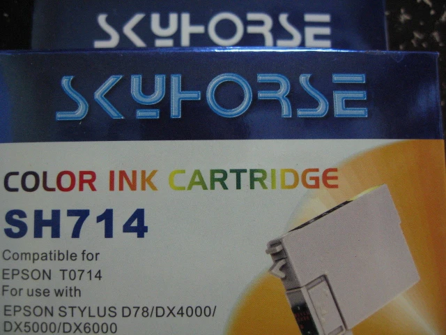 Kaseta brez gobice za Epson SH714 Yellow, t0714,t0715,sx 405,bx 300f