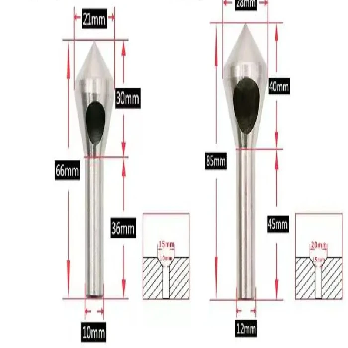 Komplet povrtal M35 Cobalt 4 kosi 2mm-20mm, Countersink Drill Bit, HSSCO M35, Cobalt, Deburring, 90 Degree Chamfer, TiALN Coating, High-Speed Steel, Industrial Grade, CNC Grinding, Chip Removal, Precision Drilling, Dry Cutting, Metalworking Tools