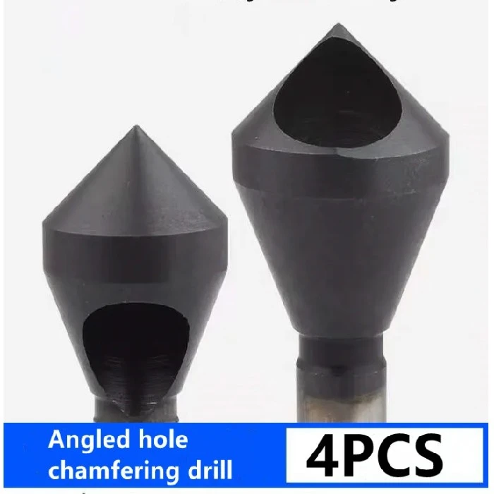 Komplet povrtal M35 Cobalt 4 kosi 2mm-20mm, Countersink Drill Bit, HSSCO M35, Cobalt, Deburring, 90 Degree Chamfer, TiALN Coating, High-Speed Steel, Industrial Grade, CNC Grinding, Chip Removal, Precision Drilling, Dry Cutting, Metalworking Tools