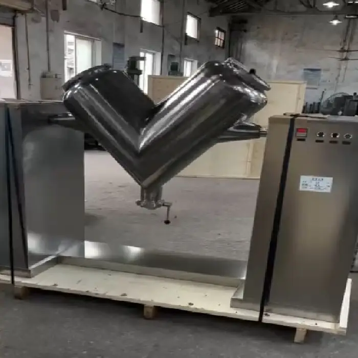 Mešalec prahu V oblika 300 litrov VH-300B 1500W 380V, mešalec prahu 300 litrov, VH-300B, V shaped mešalec, mešalec vitaminov, 1500W 380V, SS 304, GMP, FDA, USP, CE, ugodno, ceneje, prihranek, Ljubljana