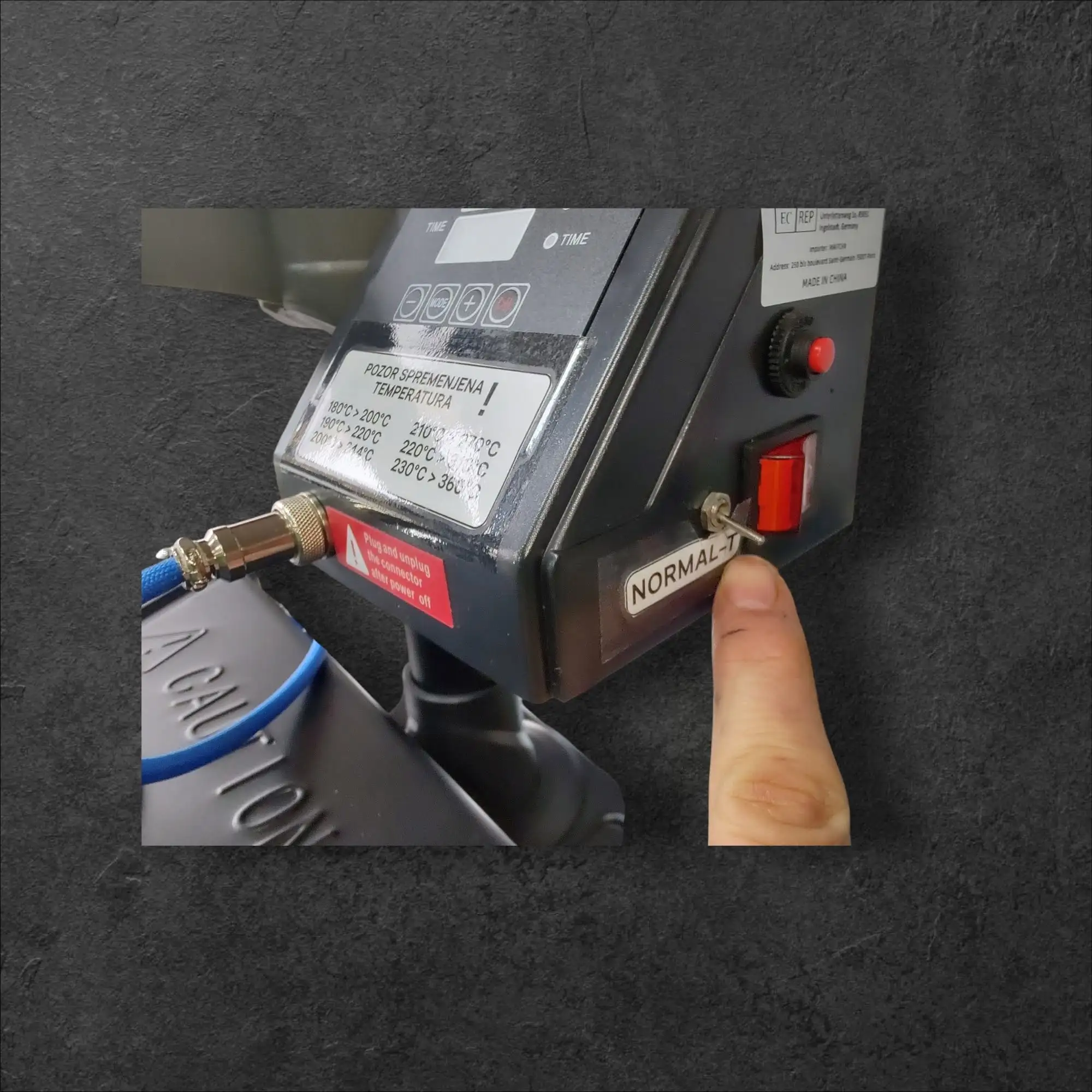 Modifikacija toplotnih preše do 360 stopinj celzija, ceneje, ugodno, prihranek, lokalno, Ljubljana, toplotna preša 360 stopinj, modifikacija preš, visoke temperature preše, napredni materiali, profesionalna obdelava