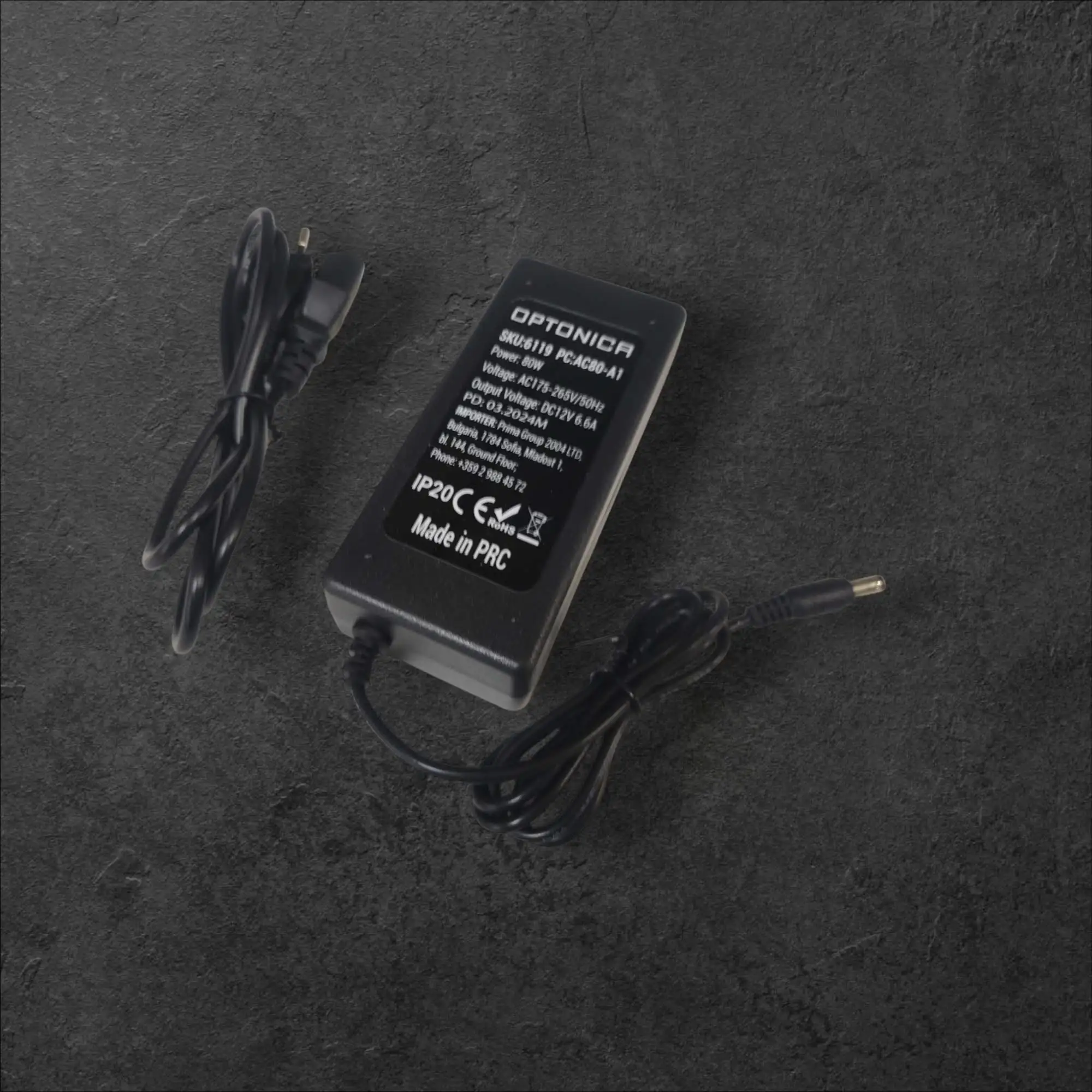 Napajalnik OPTONIC 12V DC 80W 6.6A, ceneje, ugodno, prihranek, lokalno, Ljubljana, napajalnik OPTONIC, 12V DC, 80W, 6.6A