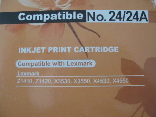 Nova kompatibilna kartuša za Lexmark 24 XXL (18C1524/18C1624), 18C1524,18C1624