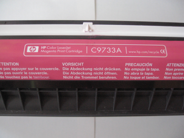Obnovljena toner magenta C9733A za HP Boja LaserJet 5500/5550, c9733A magenta toner
