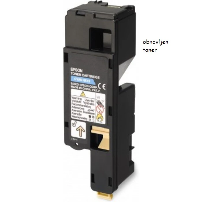 Obnovljen toner za Epson AcuLaser C1700 cyan za 1400 strani (C13S050613), C13S050613,c1700