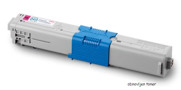 Obnovljeni toner za OKI C510/511/530/531 Magenta za 5000 stranica (44469723), 44469723,oki c510,oki c530