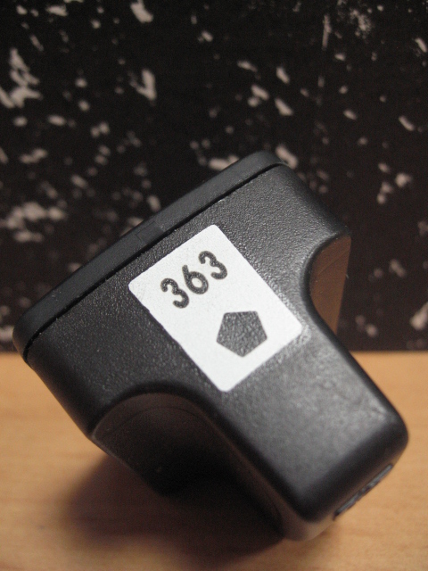 Obnovljena Black kartuša HP 363, HP 363 c9338E,HP 363,HP 363 Ink,hp363 črna