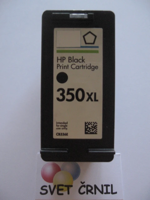 Obnovljena črna kartuša HP 350 XL 33mL, hp 350 xl,hp-350,hp350 xl,hp350