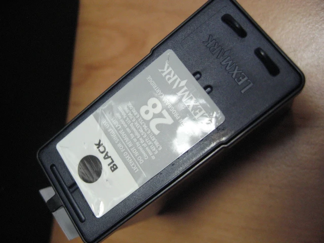 Obnovljena črna kartuša Lexmark 28 15ml, lexmark 28
