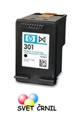 Obnovljena črna kartuša za HP 301 (CH561EE), CH561EE,hp 301,hp301,hp 301 črna