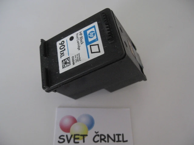 Obnovljena črna kartuša za HP 901 XL 15mL za 700 strani (CC654AE), HP črna 901,CC654AE,HP OfficeJet 4500 