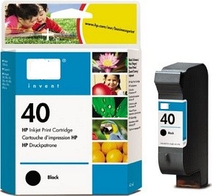 Obnovljena črna kaseta HP 40, 51640A