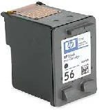 Obnovljena črna kaseta HP 56 25mL črnila, C6656AN,C6656AE,hp 5550,hp 56