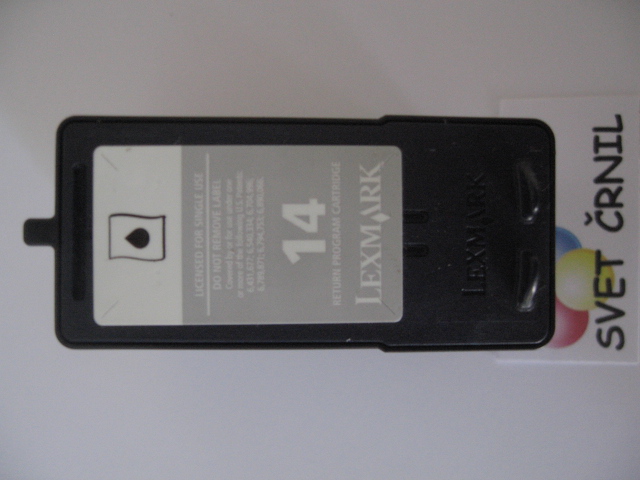 Obnovljena črna kaseta Lexmark 14 za 550 strani, lexmark 14,lexmark14,lexmark Z2310