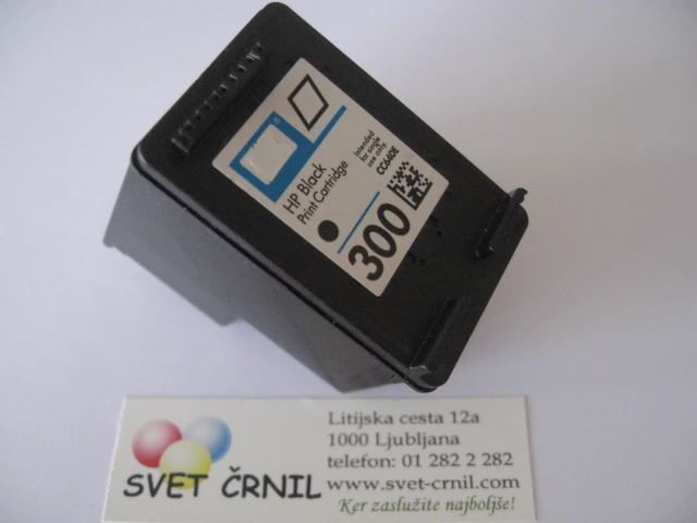 Obnovljena kartuša HP 300 5ml črna, CC640EE CC641EE,hp 300,hp 300 ink cartridge,HP Deskjet D2560