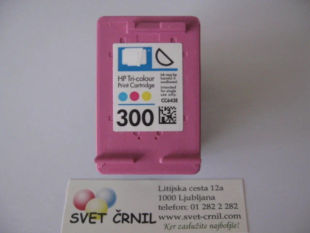 Obnovljena kartuša HP 300 barvna 10ml, CC643EE CC644EE,hp 300,hp 300 ink cartridge,hp  Deskjet D2560