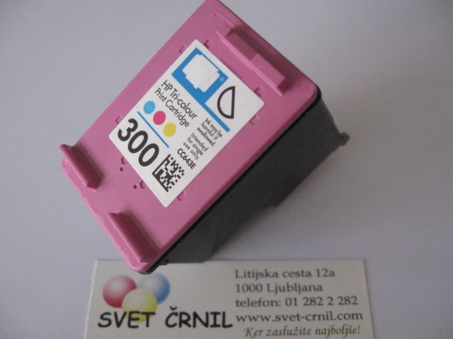 Obnovljena kartuša HP 300 barvna 10ml, CC643EE CC644EE,hp 300,hp 300 ink cartridge,hp  Deskjet D2560