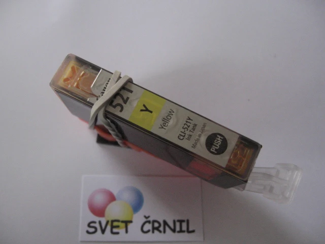 Obnovljena kartuša za Canon CLI-521 Yellow, cli-521y,cl-511,cl 511,cli 521