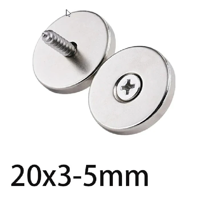 Okrogli magneti z luknjo 20 x 3mm luknja 5mm, okrogli magneti, močni magneti, neodymski magneti, NdFeB magneti, magnetna moč, velikost, oblika, aplikacije, prednosti, izbira, varnost