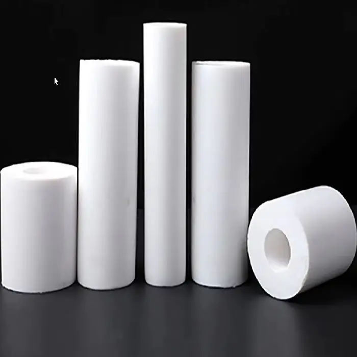PTFE Valj OD 50mm ID 40mm dolžine 500mm, PTFE valj, ceneje, ugodno, prihranek, lokalno, Ljubljana, robotika, avtomatizacija, nestrupen material, puše, drsni elementi, Svet črnil