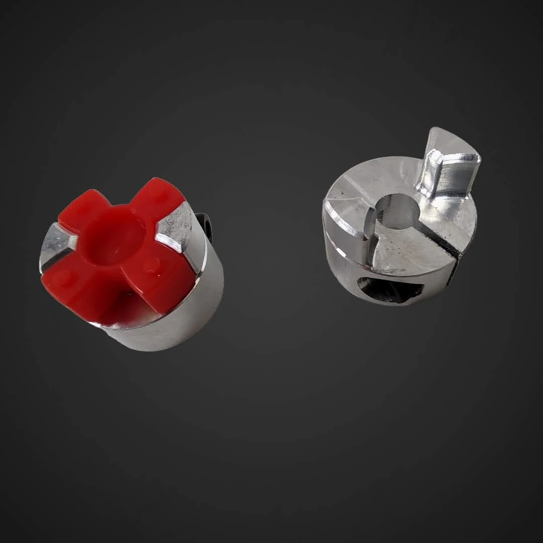 Parkljasta spojka iz aluminija ID 6mm OD 10mm, parkljasta,spojka,motor,reduktor,polž,gonilnaos,osovina,diy,naredisam,3dtiskalnik,popravilo,servis