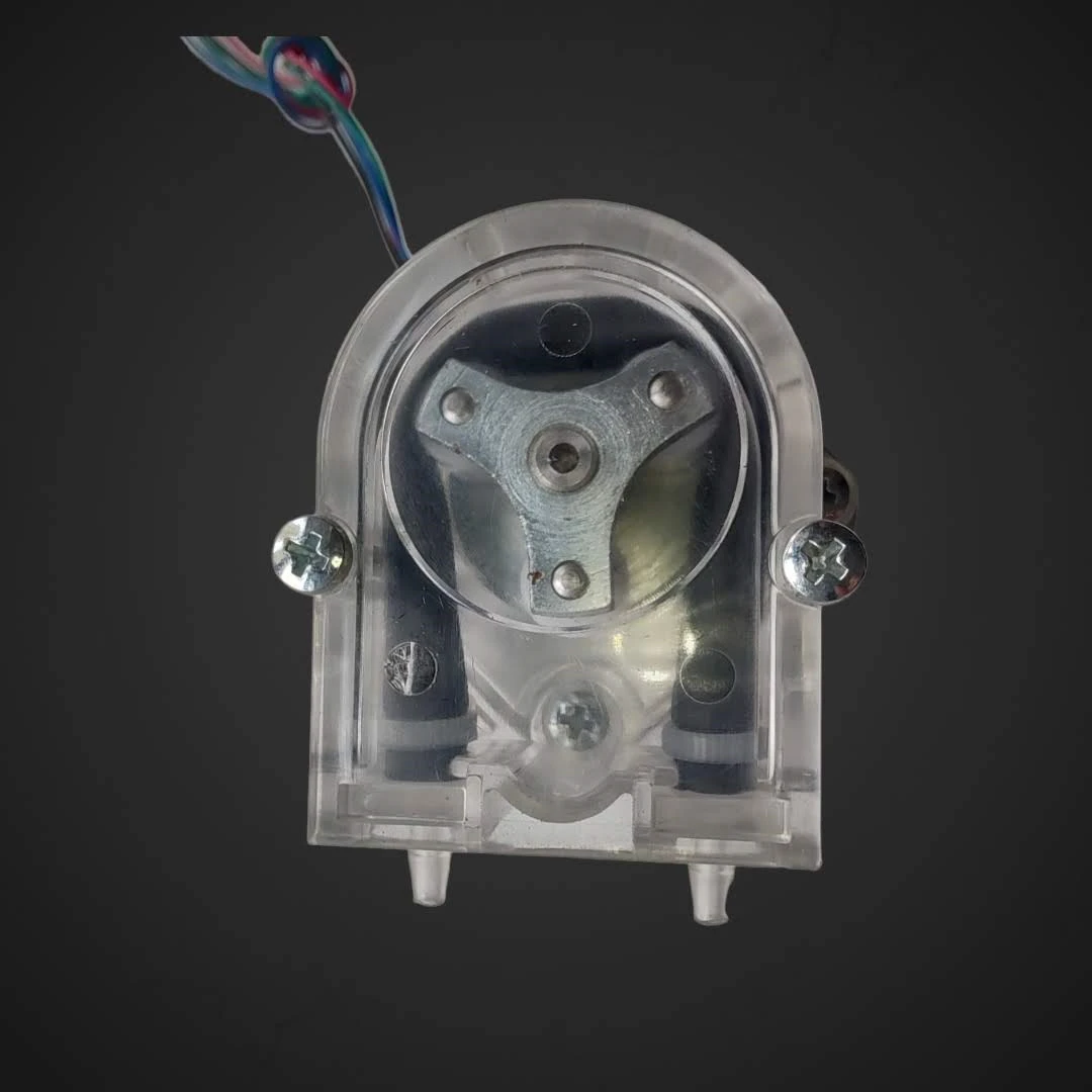 Peristaltična pumpa s koračnim motorjem in kontrolno ploščo, mini peristaltic pump,peristatična,črpalka,pakiranje,doziranje,proizvodnja,obrat