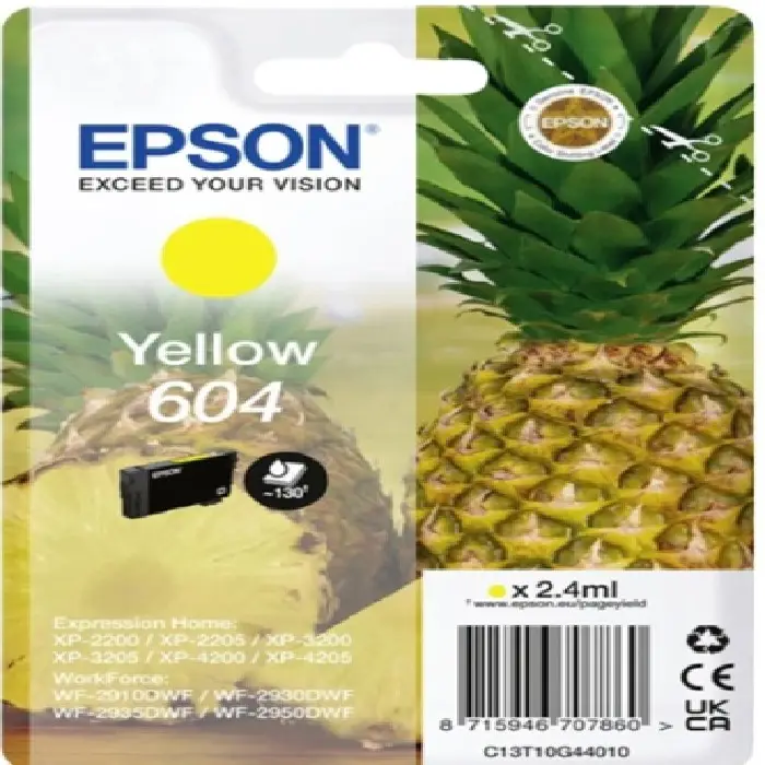 Polnjenje kartuš Epson 604 Ananas CMYK 13mL, epson, 604,604xl,ceneje, ugodno, prihranek, lokalno, ljubljana, Epson, črnilo, polnjenje kartuš, ekološko, tiskanje, trajnostno