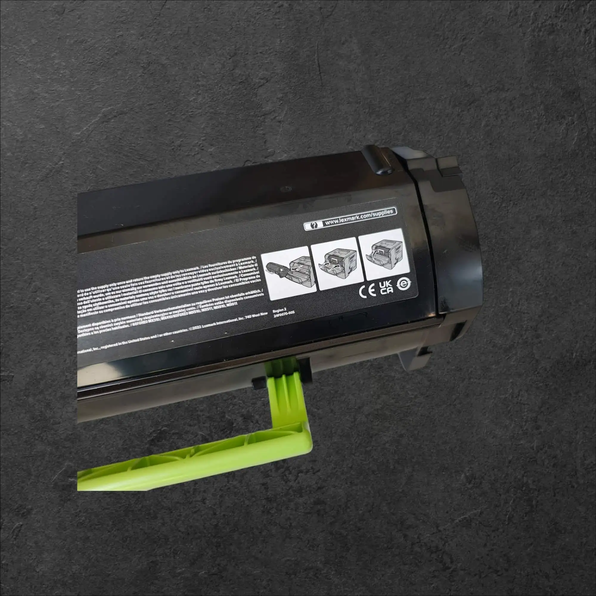 Polnjenje tonerja Lexmark 60F2000 black (črn) za 2500 strani, polnjenje tonerja Lexmark 60F2000, toner Lexmark MX511 Ljubljana, ceneje tonerji Lexmark, ugodno črno polnilo, prihranek pri tiskanju, lokalno polnjenje tonerjev