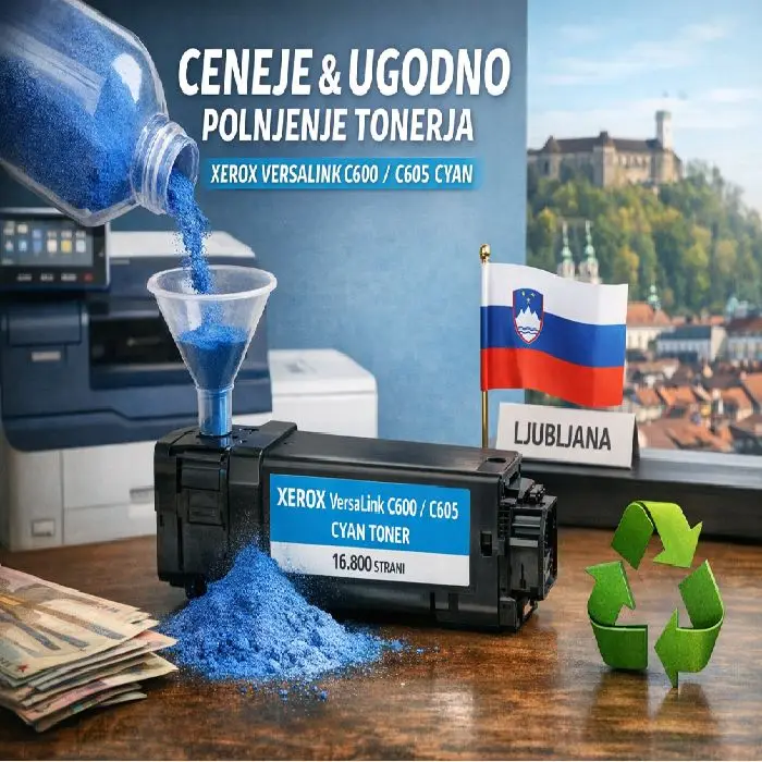 Polnjenje tonerja Xerox VersaLink (C600/C605) cyan, 106R03924, polnjenje tonerja Xerox VersaLink C600 C605 cyan, Xerox C600 C605 cyan, ceneje ugodno toner Ljubljana, prihranek Xerox toner, lokalno polnjenje tonerja Ljubljana
