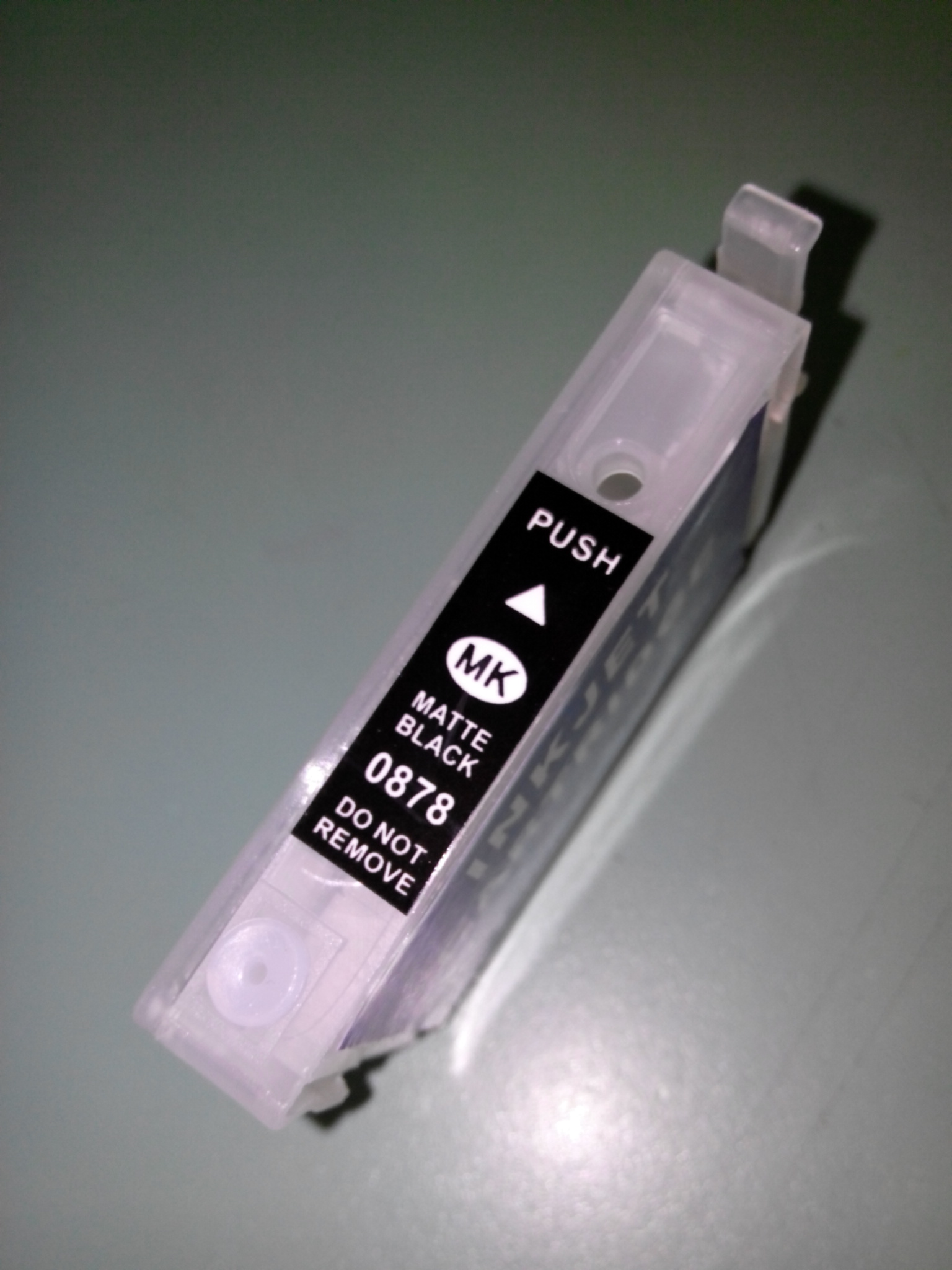 Prozorna polnilna kartuša za Epson R1900 T0878 Matte Black, C13T08784010