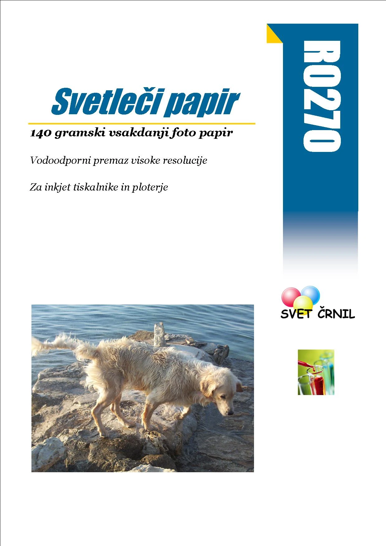 R0270 Glossy Foto papir EVERYDAY 210x297mm 1 pola, r0270 a4,photo papir