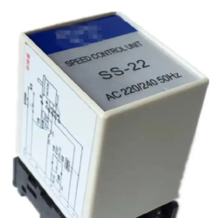 Regulator hitrosti industrijskih motorjev SS-22 za DIN Rail, regulator hitrosti, industrijski motor, DIN rail, potenciometer, kondenzator, 300 W, Svet črnil, Ljubljana, industrijska avtomatika, servis, energetska učinkovitost