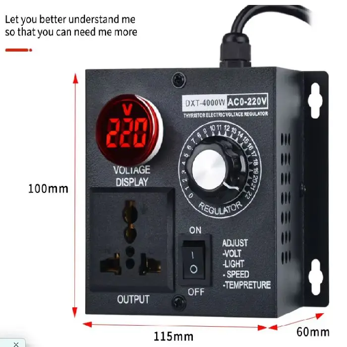 Regulator napetosti 10KW AC 220V za grelce/motorje/razsvetljavo, regulator napetosti 10KW, AC 220V regulator, SCR regulator, regulator za grelce, regulator za motorje, regulator razsvetljave, ugodno, ceneje, prihranek, lokalno Ljubljana