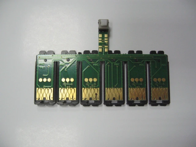 Set čipov za Epson 1400 A3 T0791 - T096 z reset gumbom, epson 1400 t0791 t0792 t0793 t0794 t0795 t0796