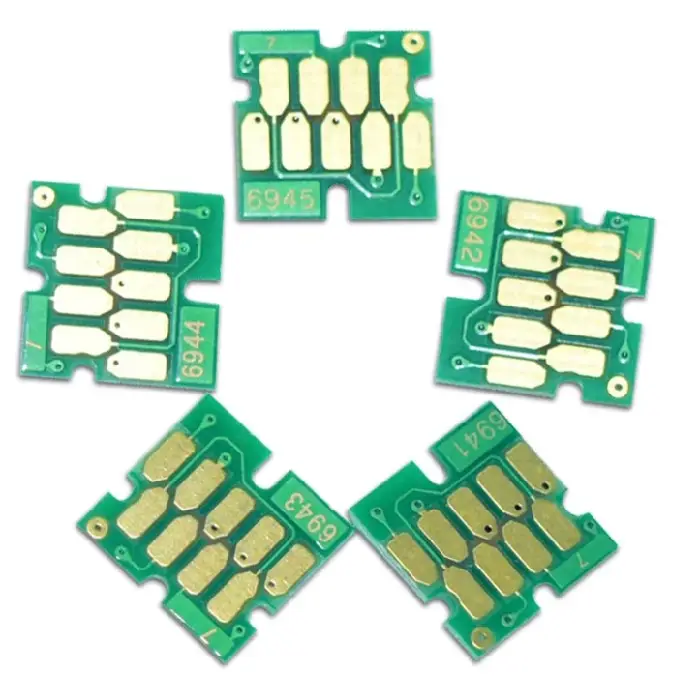 Set čipov za Epson SureColor T3000/T5000/T7000 700 ml 5 čipov, SureColor T3000, T3200, T5000, T5200, T7000, T7200,ceneje, ugodno, prihranek, lokalno, ljubljana, čipi za Epson, črnila brez siloksanov, kakovostno tiskanje, nizki stroški tiskanja, Svet črnil