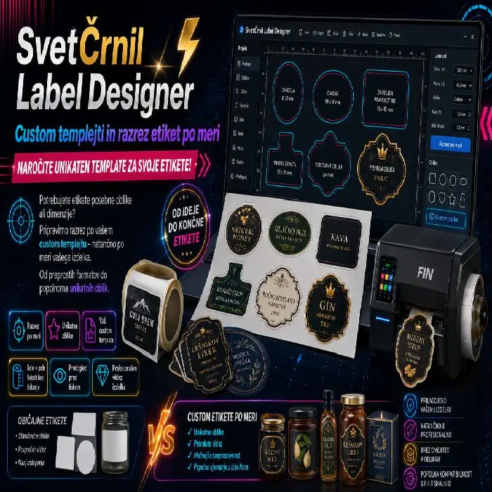 SvetČrnil Label Designer Letna Licenca, SvetČrnil Label Designer, letna licenca, program za tiskanje etiket, brezplačen program, GLS etikete, Packeta etikete, DPD etikete, Pošta Slovenije, posamezne etikete, etikete na polah, FIN tiskalnik, Ljubljana